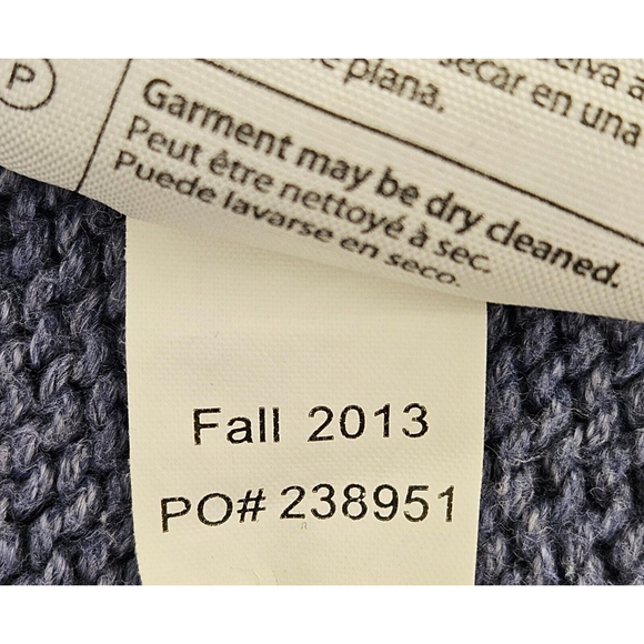 Carhartt Womens XS Cable Knit Turtleneck Sweater Blue 100719 - Picture 15 of 16